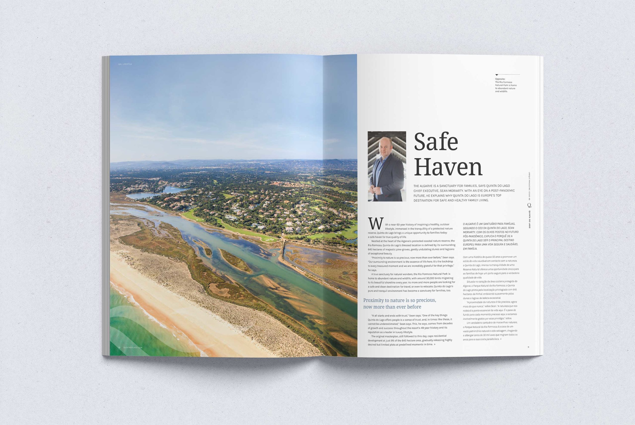 Unique Magazine - page 11 Safe Haven layout
